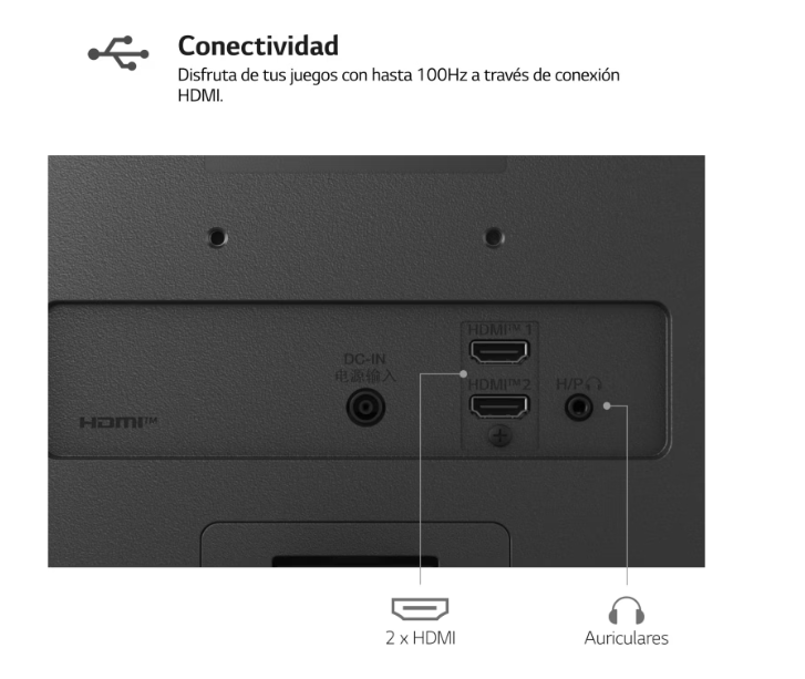 MONITOR 27" BORDERLESS 100HZ LED FHD LG - Imagen 3