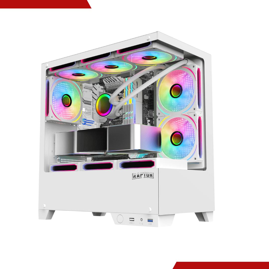 GABINETE THUNDER STRIKE MT RAPTOR BLANCO