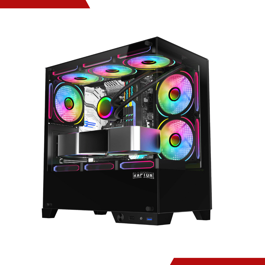 GABINETE THUNDER STRIKE MT RAPTOR NEGRO