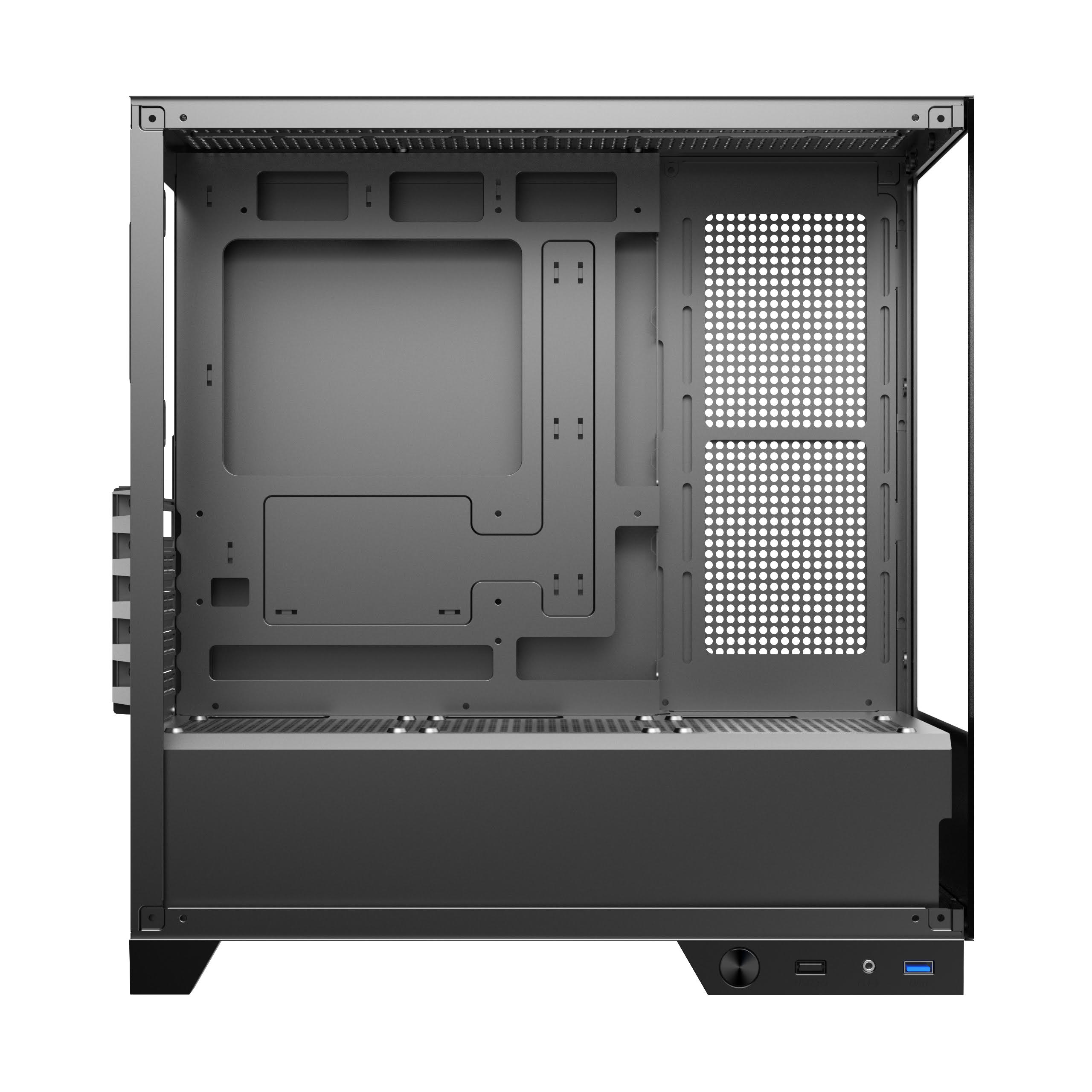 GABINETE THUNDER STRIKE MT RAPTOR NEGRO - Imagen 3
